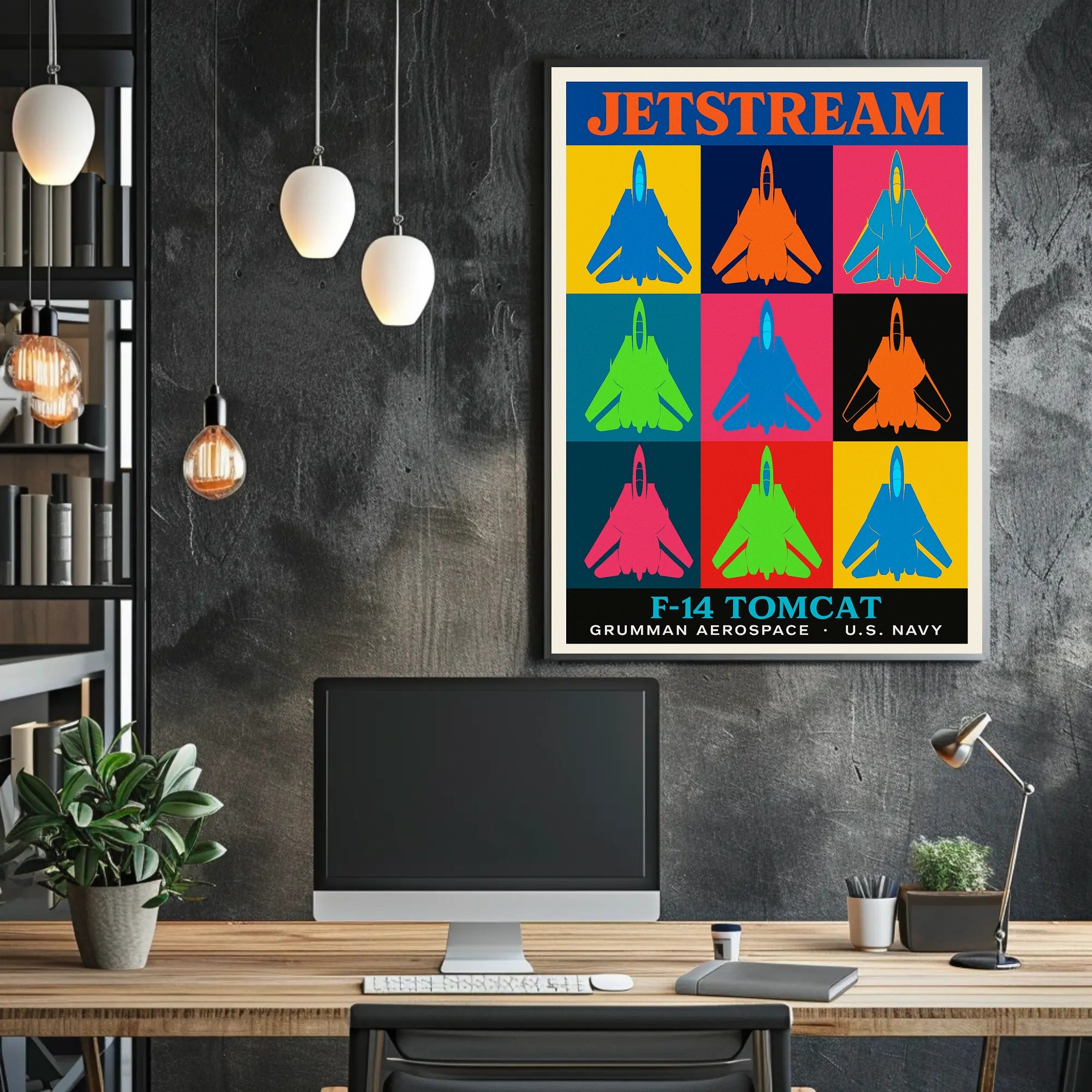 Jetstream F-14 Tomcat Poster PosterGoat