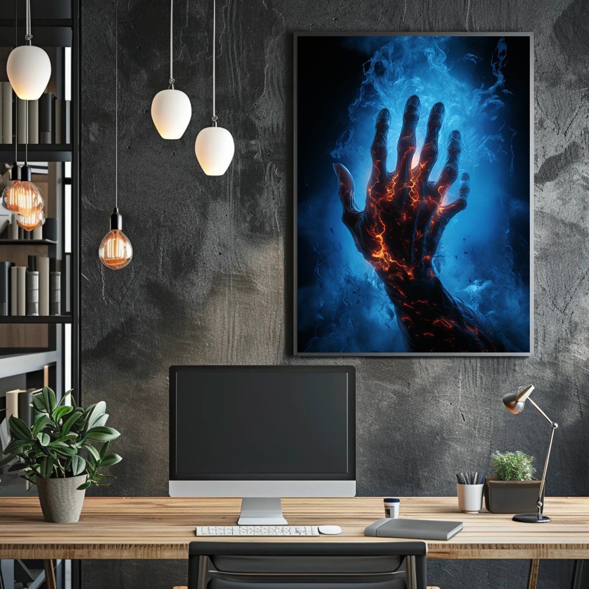 Elemental Hand Poster