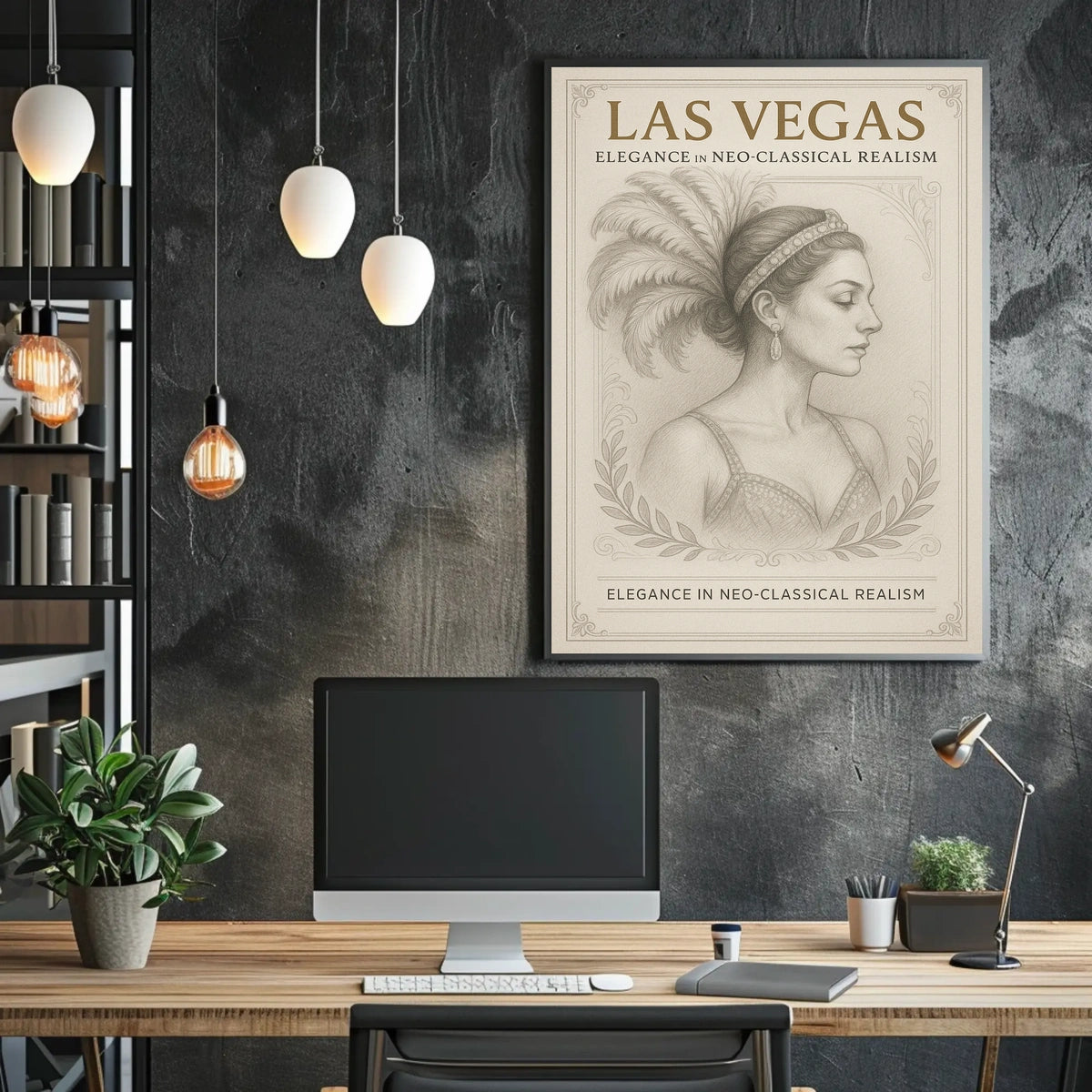 Elegance in Neo-Classical Realism Artistry Sophistication La Poster