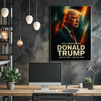 Trump Patriotism Leadership Expressionism Poster