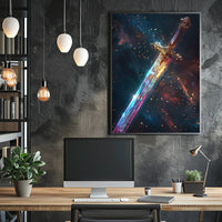 The Enchanted Sword Art Print Poster for Home Decor PosterGoat