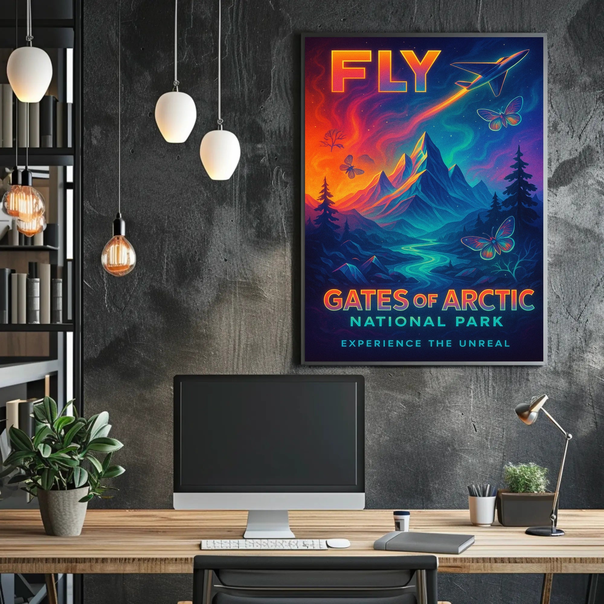 Experience the Unreal: Gates of the Arctic National Park Poster