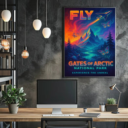 Experience the Unreal: Gates of the Arctic National Park Poster