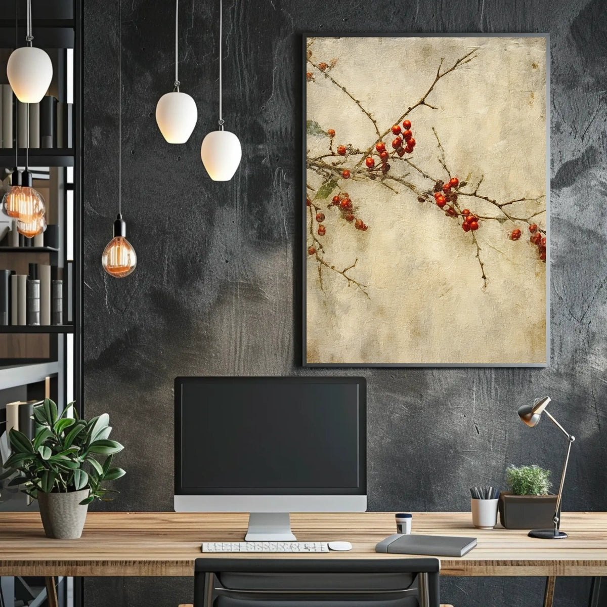Winter Berries Poster