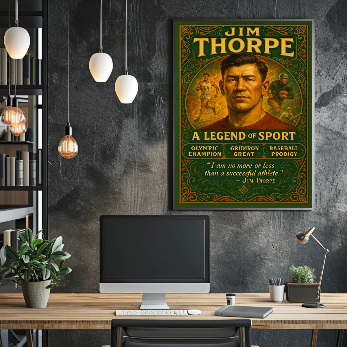 A Legend of Sport Jim Thorpe Poster