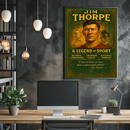 A Legend of Sport Jim Thorpe Poster