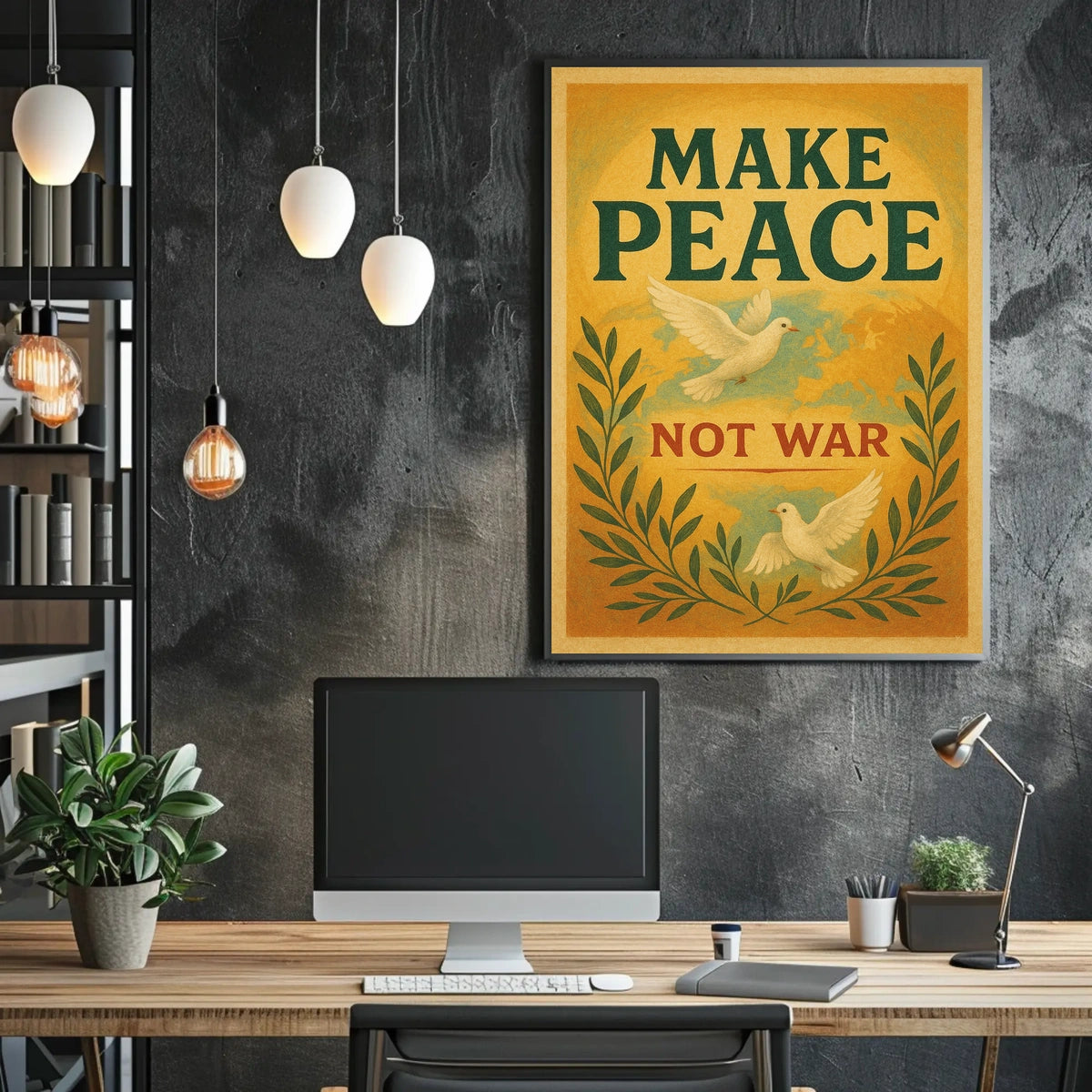 Make Peace, Not War Poster