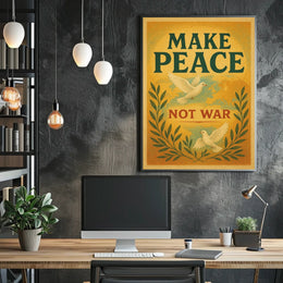 Make Peace, Not War Poster