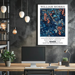 William Morris 19th Century Cotton Prints Poster