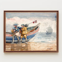 Coastal Fishermen Poster
