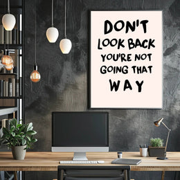 Bold Motivational Quote Art Print for Inspiration Poster PosterGoat
