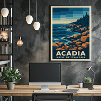 Acadia National Park Poster