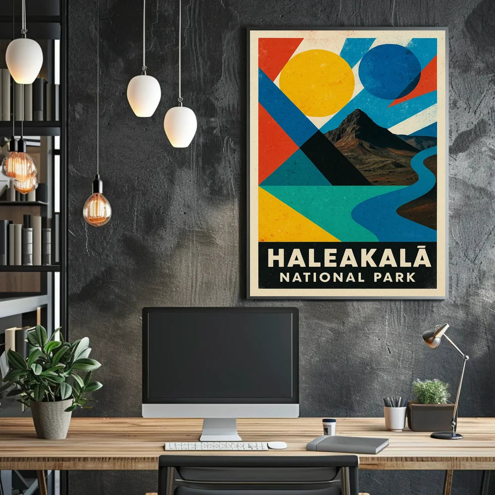 Haleakalā National Park Adventure Travel Poster