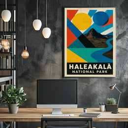 Haleakalā National Park Adventure Travel Poster