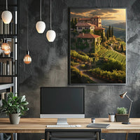 Tuscan Countryside Landscape Wall Art Cultural or Heritage Poster