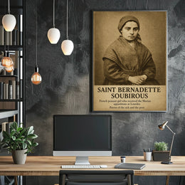 Saint Bernadette Soubirous Poster