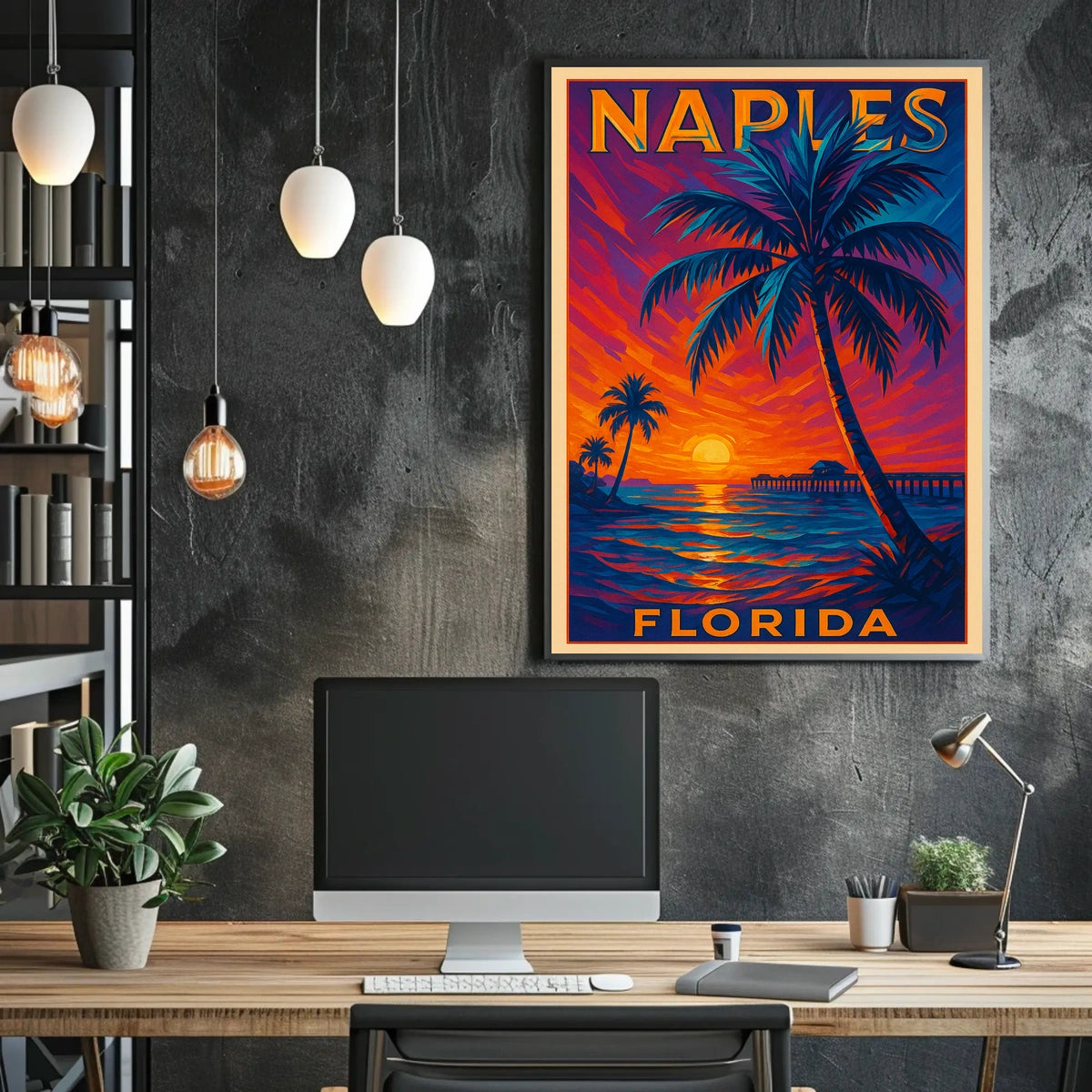 Naples, Florida Sunset Poster