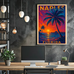 Naples, Florida Sunset Poster