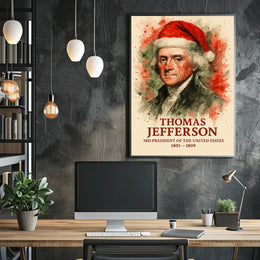 Thomas Jefferson Stylized Historical Presidential Poster