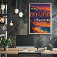 Los Angeles The City of Angels Poster