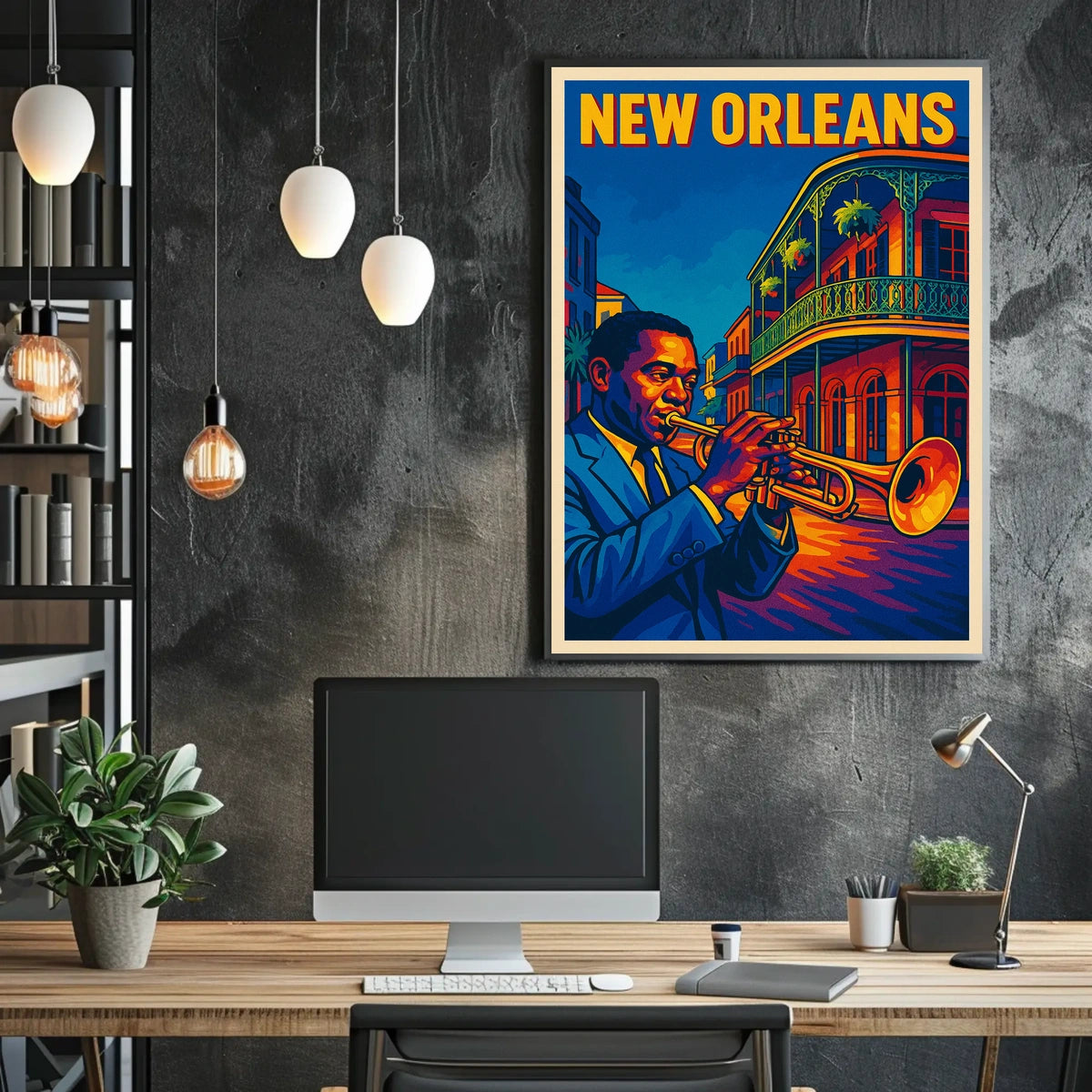 New Orleans Jazz Vibes Poster