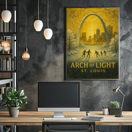 Arch Of Light St. Louis Poster