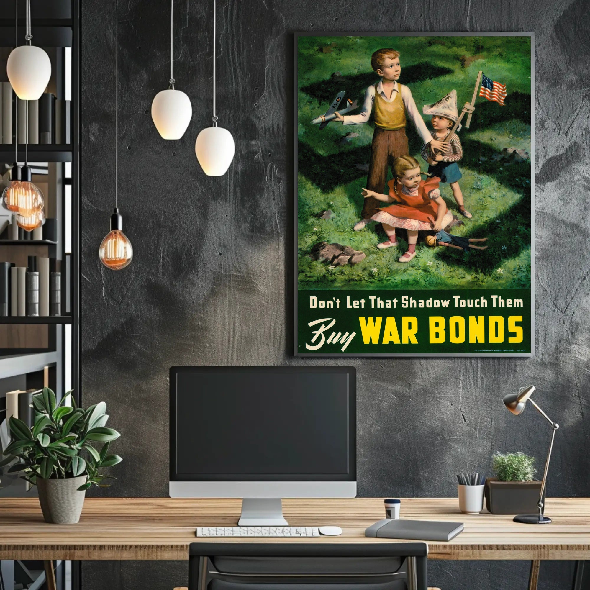 World War II War Bonds Propaganda Poster