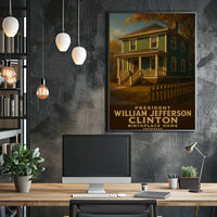 William Jefferson Clinton Birthplace Poster