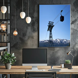 Scenic Cable Car Journey Poster