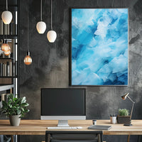 Abstract Ice Formations Abstract Poster