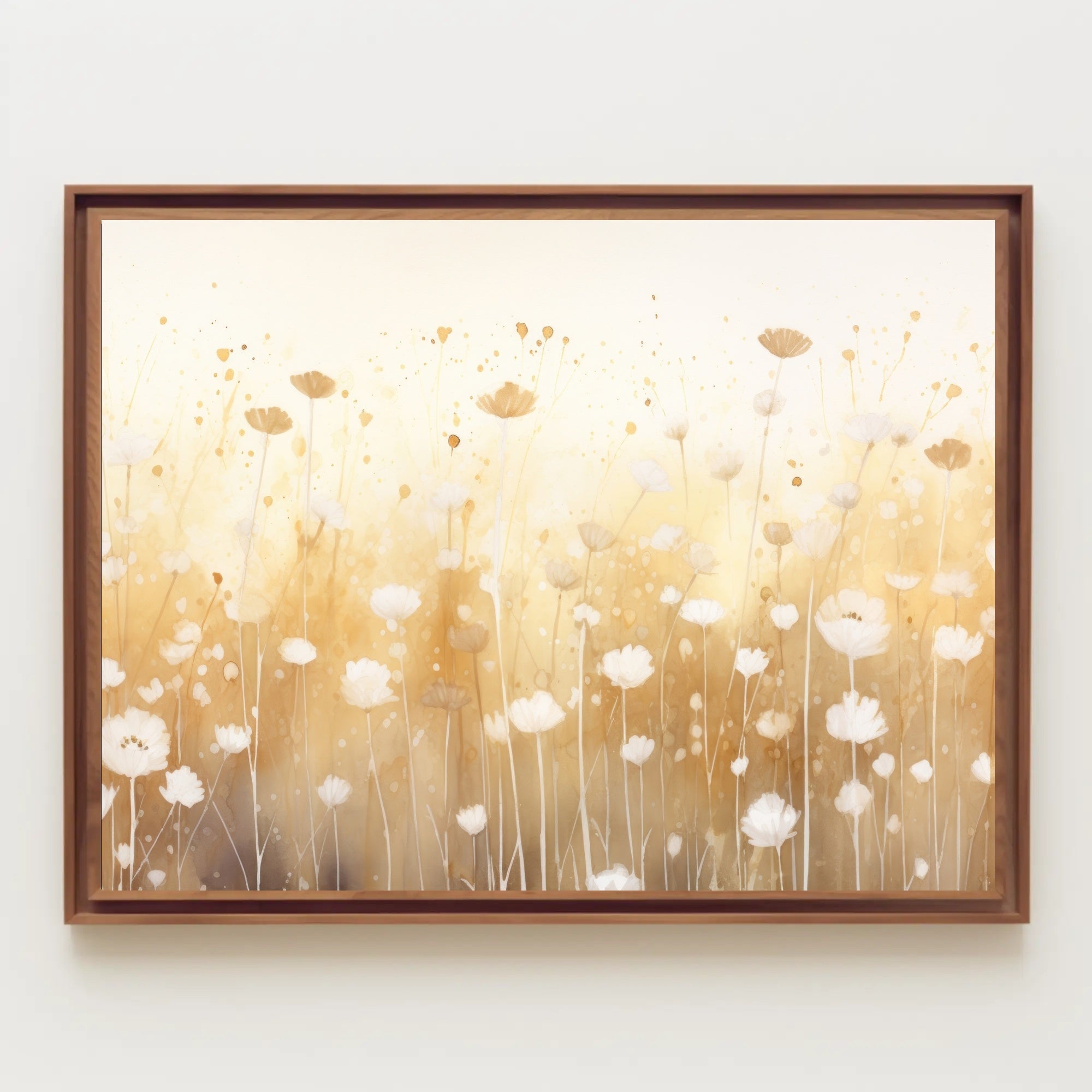 Abstract Floral Harmony Poster