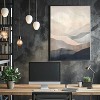 Abstract Landscape Poster