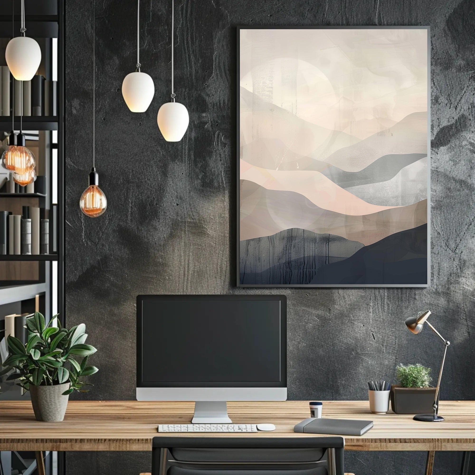 Abstract Landscape Poster