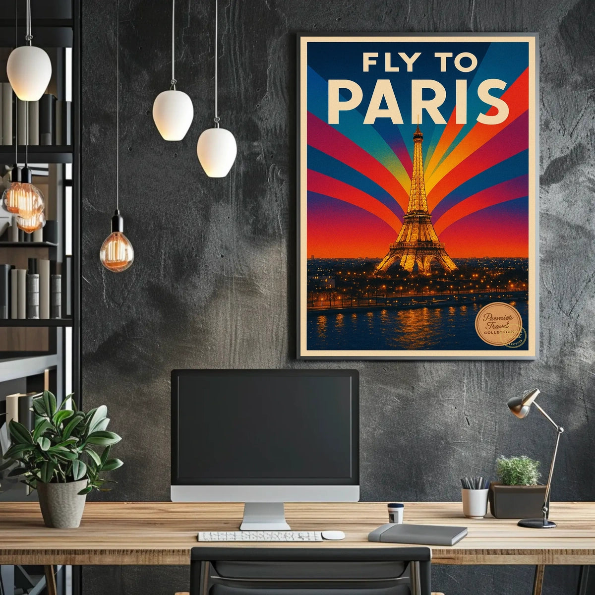 Fly To Paris Poster