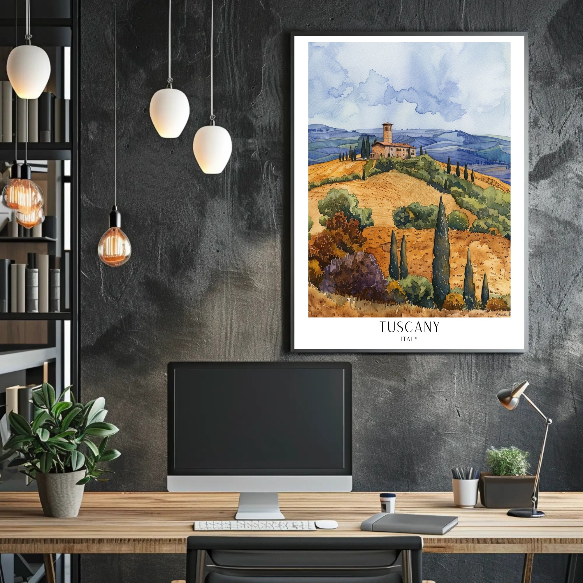 Tuscany Landscape Poster PosterGoat