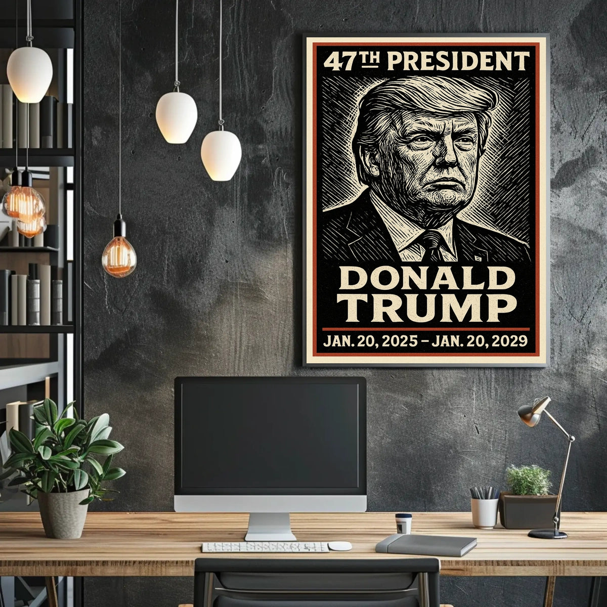 Donald Trump 47th President Poster