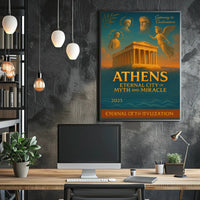 Athens Eternal City Mythology Vintage Heritage Poster