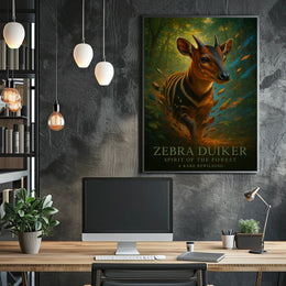 Zebra Duiker Spirit of the Forest Poster