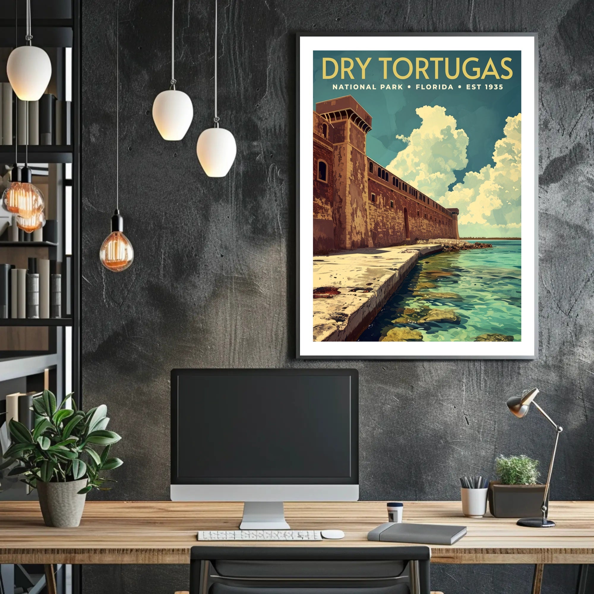 Dry Tortugas National Park Scenic Travel Poster