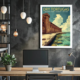 Dry Tortugas National Park Scenic Travel Poster