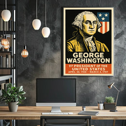 George Washington 1St President Poster