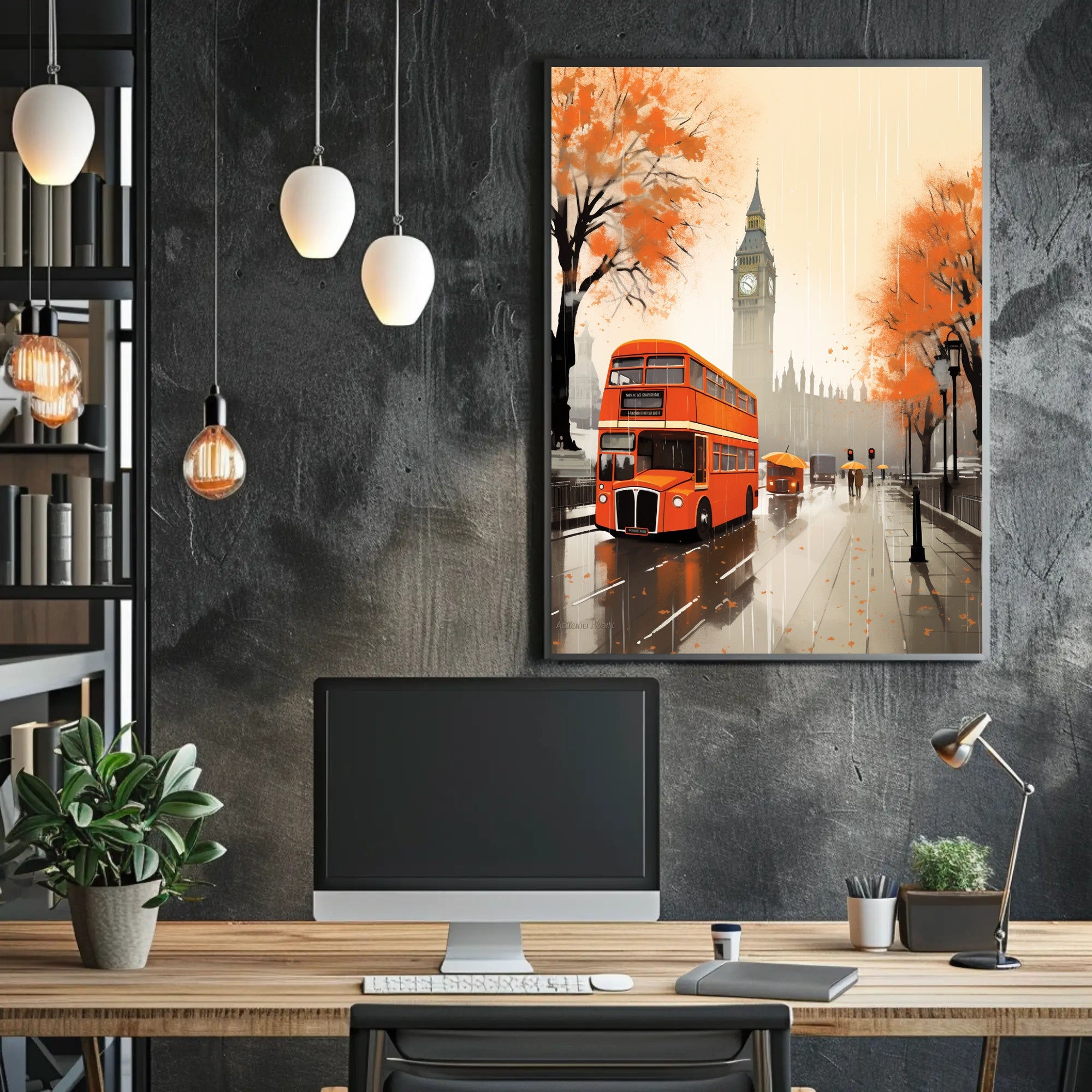 Autumn In London Poster PosterGoat