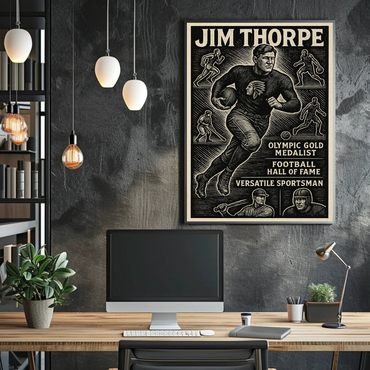 Legendary Athlete Celebration Poster