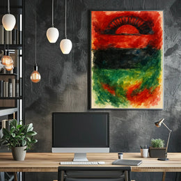 Abstract Sunrise Poster