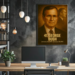 George Bush 41St President Poster
