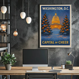 Washington, D.C. Capital Of Cheer Poster
