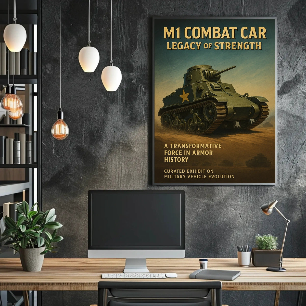 M1 Combat Car Legacy Of Strength Poster