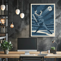 Winter Baseball Fantasy Poster