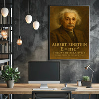 Albert Einstein Theory Of Relativity Poster