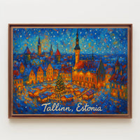 Tallinn, Estonia Winter Wonderland Poster
